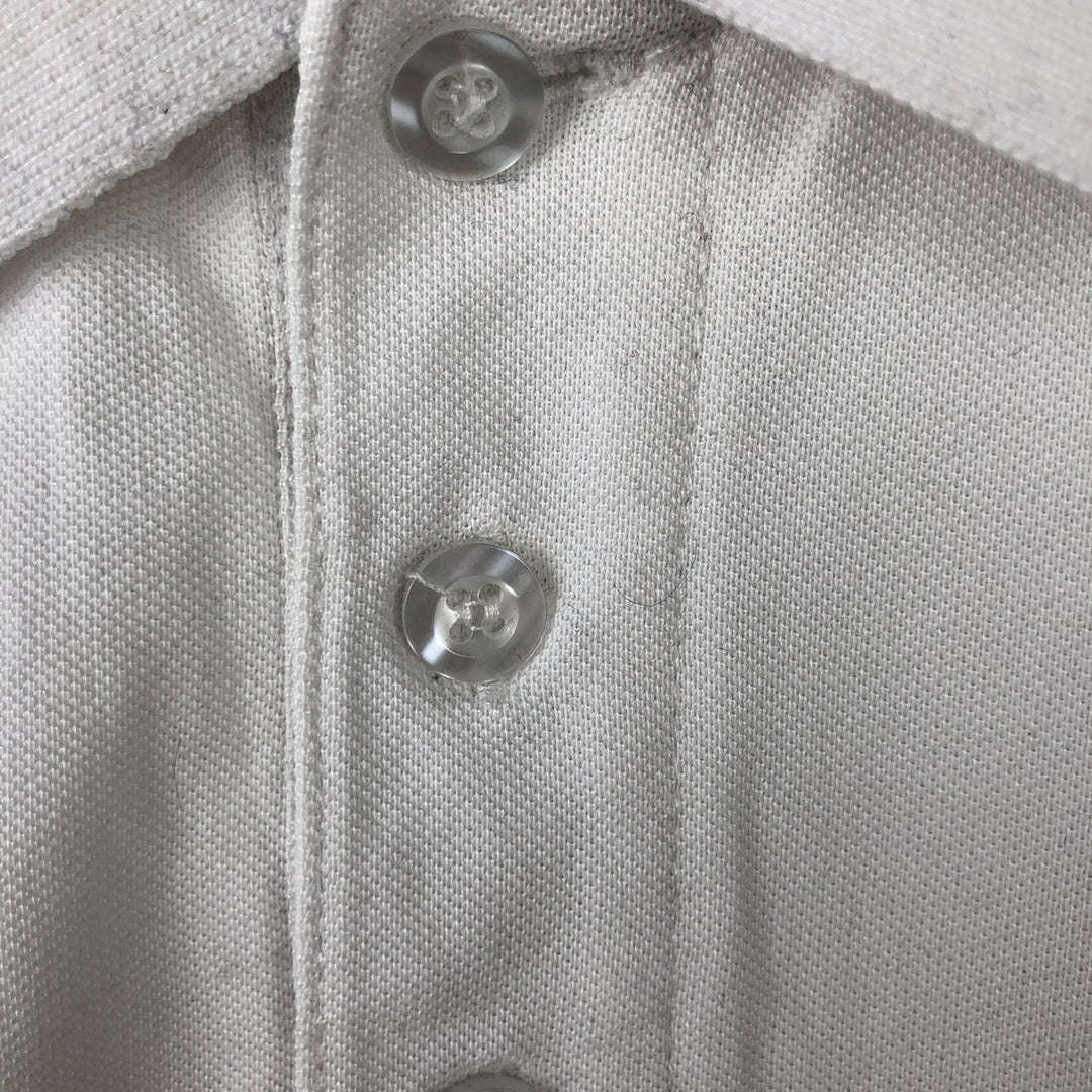 Kappa short-sleeved polo shirt, men's size XXL cotton white type Vintage Second Hand