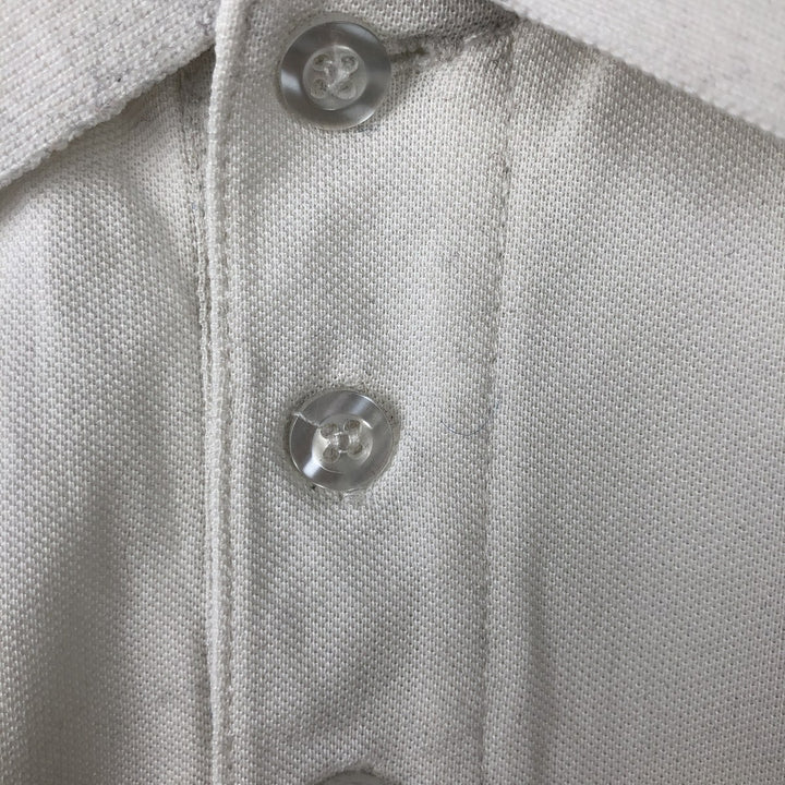Kappa short-sleeved polo shirt, men's size XXL cotton white type Vintage Second Hand