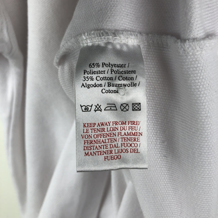90s-00'S Umbro Short Sleeve Polo Shirt, Men's Size L, Vintage cotton white type Vintage Second Hand