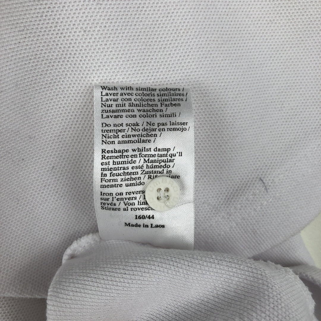 90s-00'S Umbro Short Sleeve Polo Shirt, Men's Size L, Vintage cotton white type Vintage Second Hand
