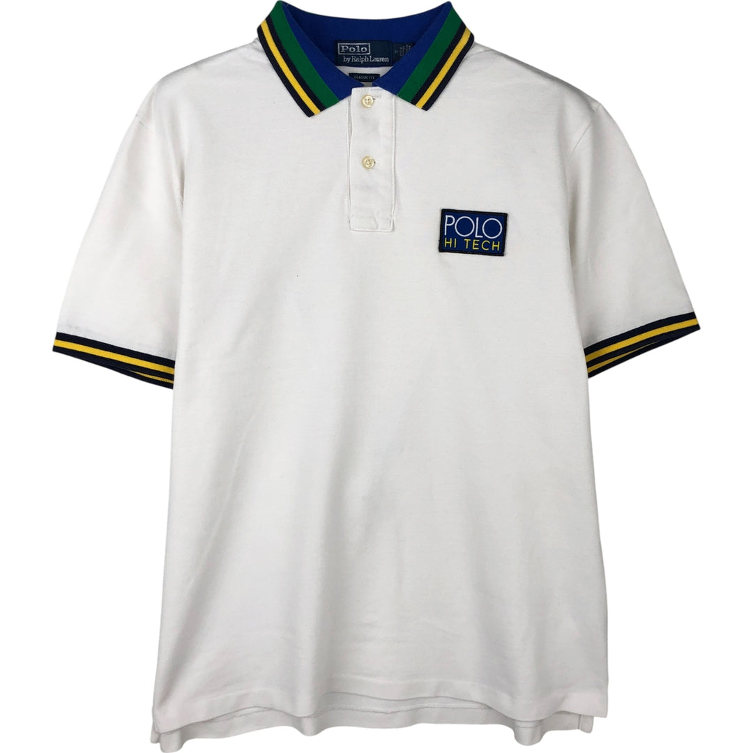 Ralph Lauren POLO by Ralph Lauren Classic Fit Short Sleeve Polo Shirt, Men's Size Medium cotton white type Vintage Second Hand