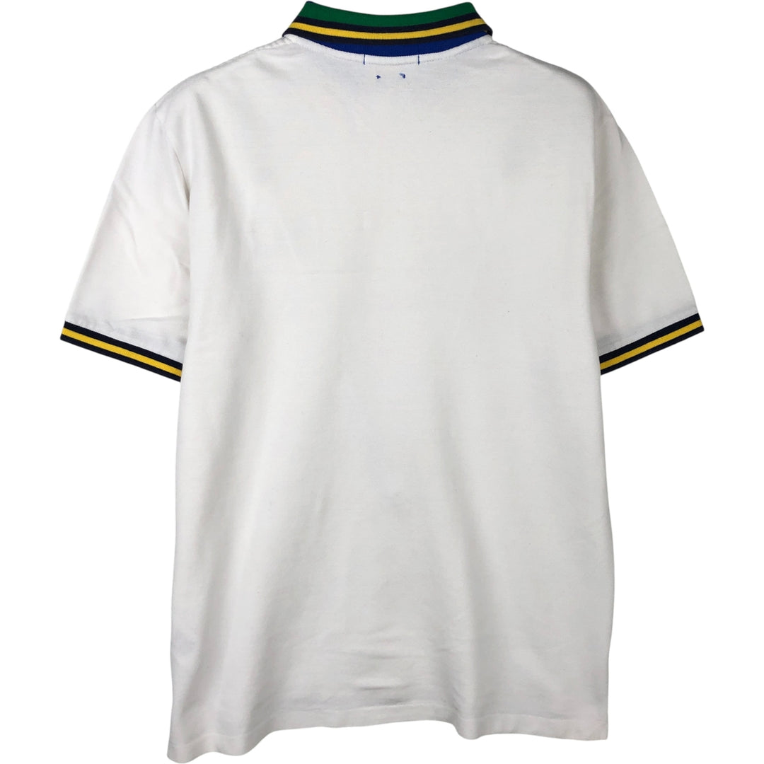 Ralph Lauren POLO by Ralph Lauren Classic Fit Short Sleeve Polo Shirt, Men's Size Medium cotton white type Vintage Second Hand