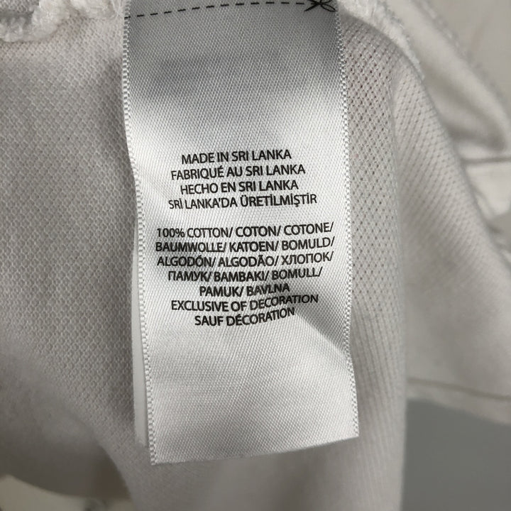 Ralph Lauren POLO by Ralph Lauren Classic Fit Short Sleeve Polo Shirt, Men's Size Medium cotton white type Vintage Second Hand