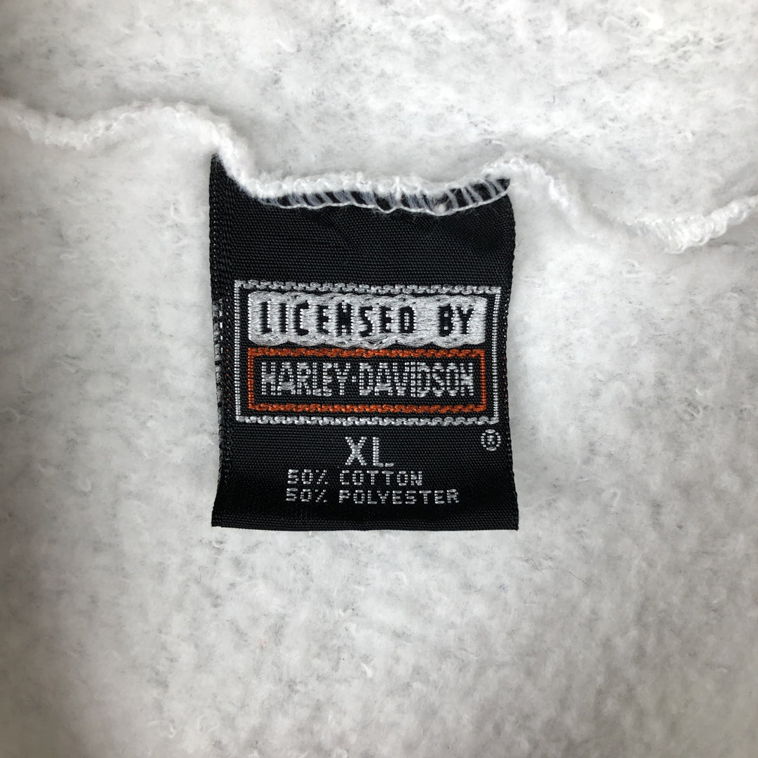 Vintage 90'S Harley-Davidson pullover sweatshirt, made in the USA, size XL, men's cotton gray type Vintage Second Hand