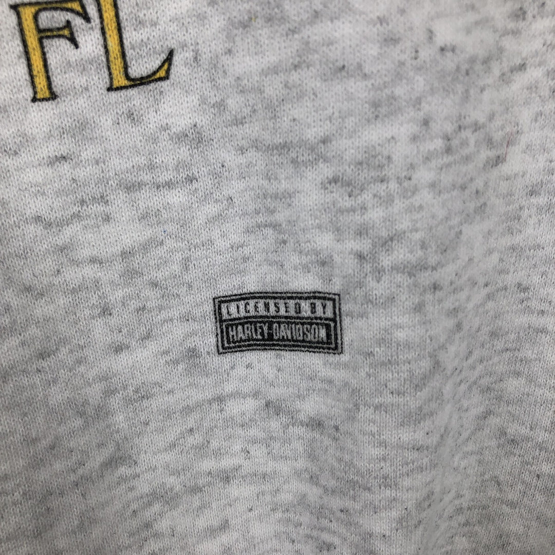 Vintage 90'S Harley-Davidson pullover sweatshirt, made in the USA, size XL, men's cotton gray type Vintage Second Hand