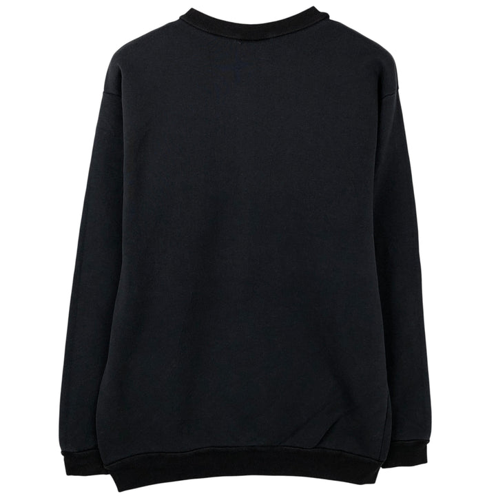 Vintage AED print sweatshirt, made in the USA, men's size L polyester black type Vintage Second Hand