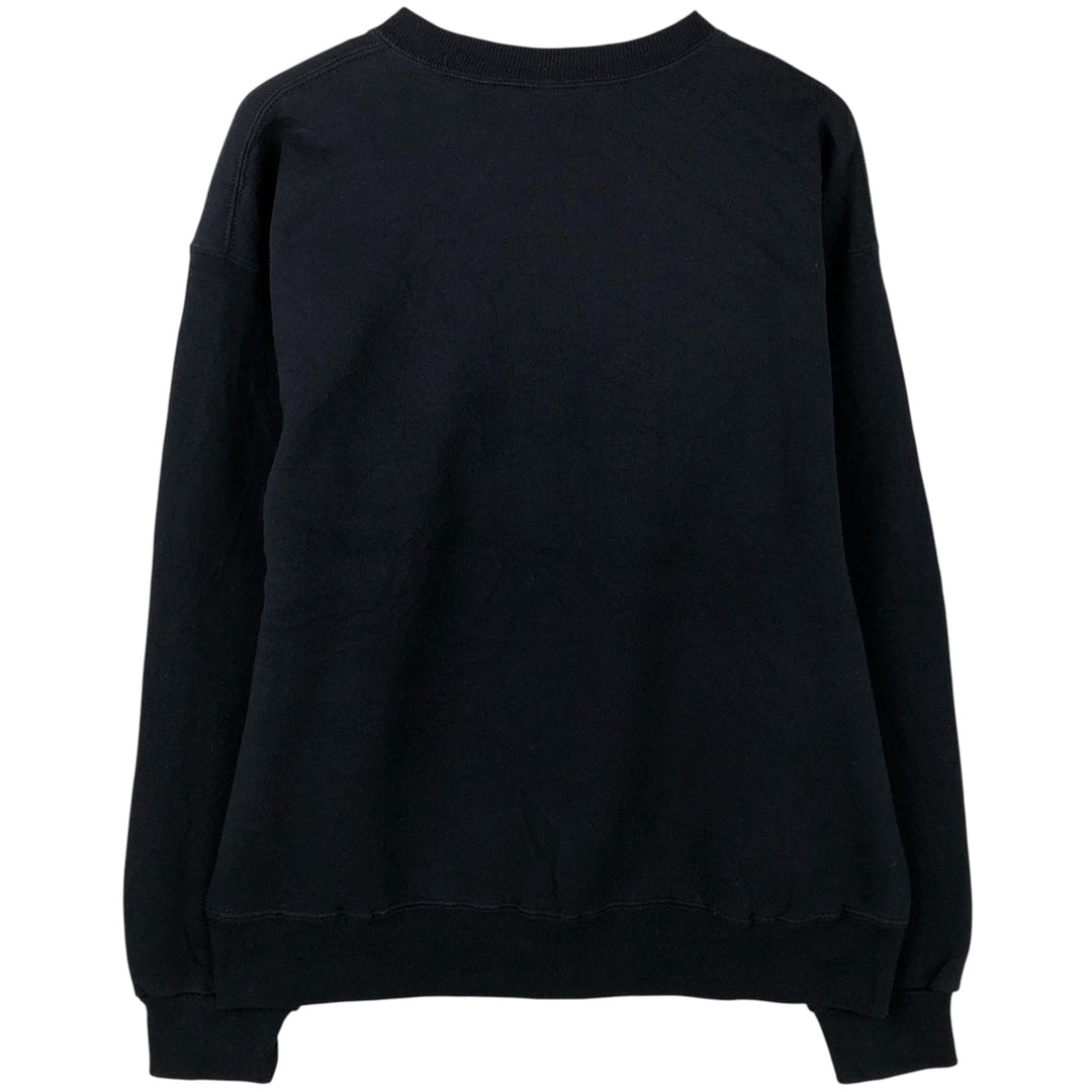 Vintage 90'S NUTMEG ETNIE IRVAN 28 Advertising Sweatshirt, Made in USA, Men's Size L unclear black type Vintage Second Hand