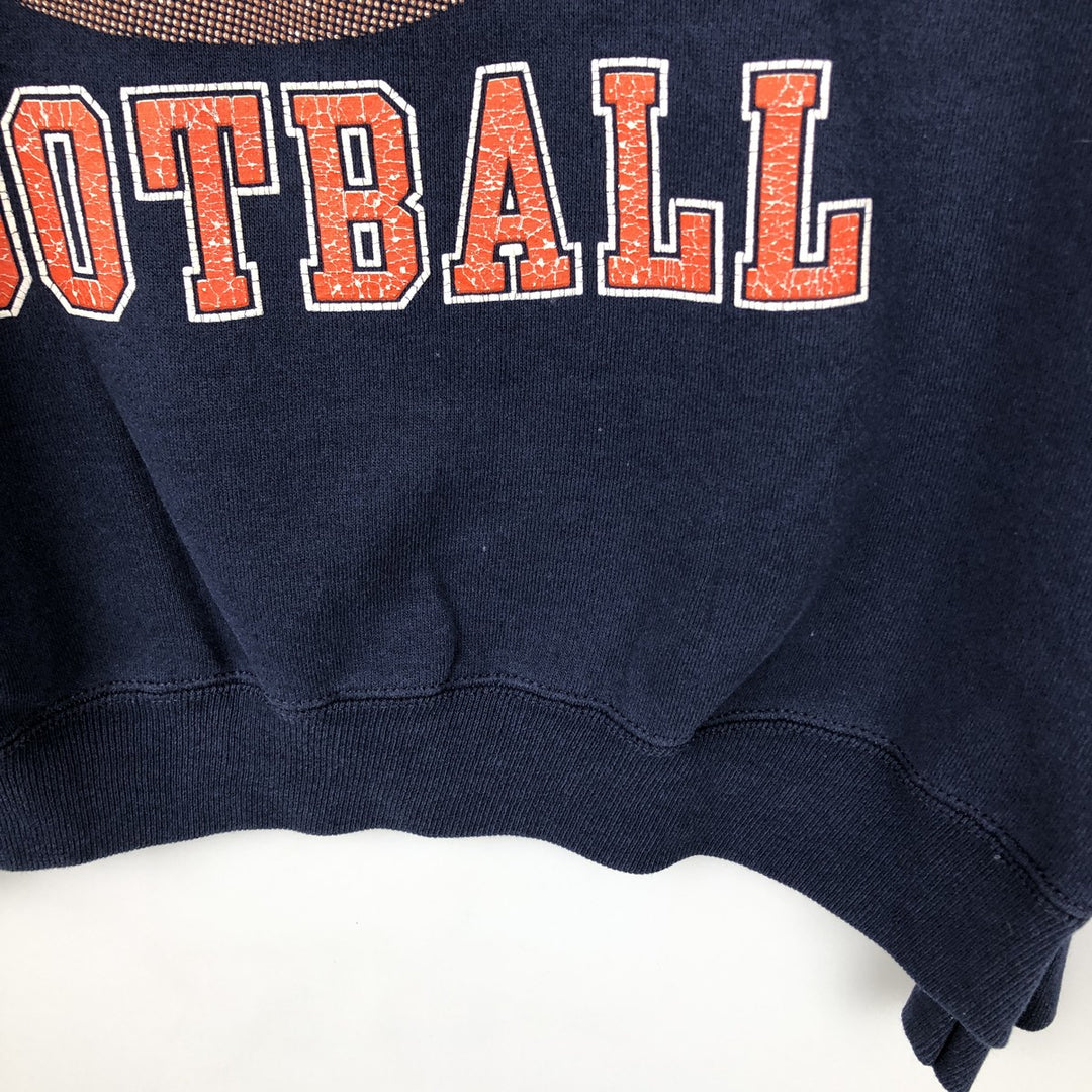 GALT SAND College Sweatshirt, Made in USA, Men's Size L cotton navy blue type Vintage Second Hand