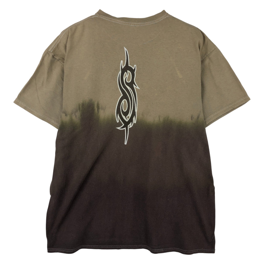 SLIPKNOT Slipknot Band T-shirt, Band T, Men's M size cotton Beige type Vintage Second Hand
