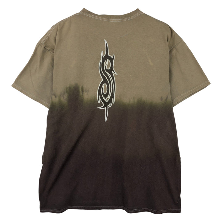 SLIPKNOT Slipknot Band T-shirt, Band T, Men's M size cotton Beige type Vintage Second Hand