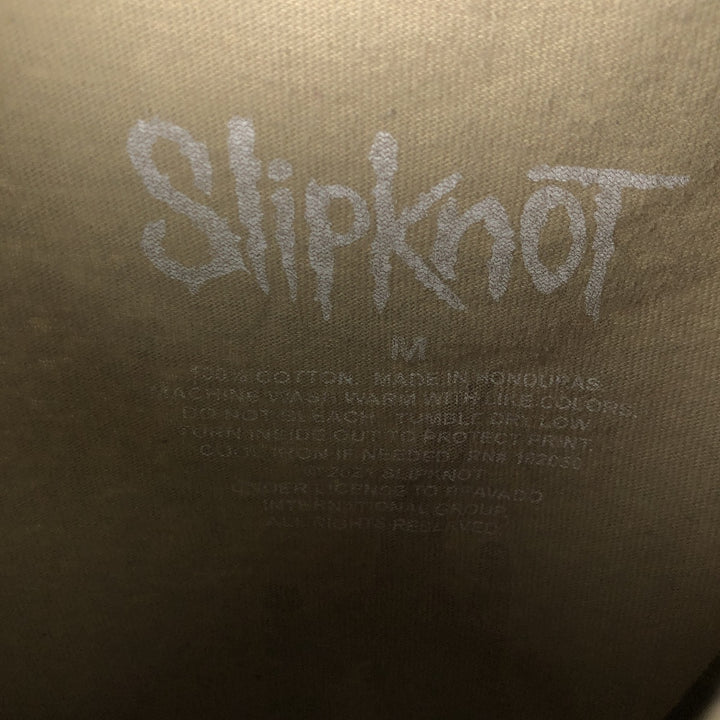 SLIPKNOT Slipknot Band T-shirt, Band T, Men's M size cotton Beige type Vintage Second Hand