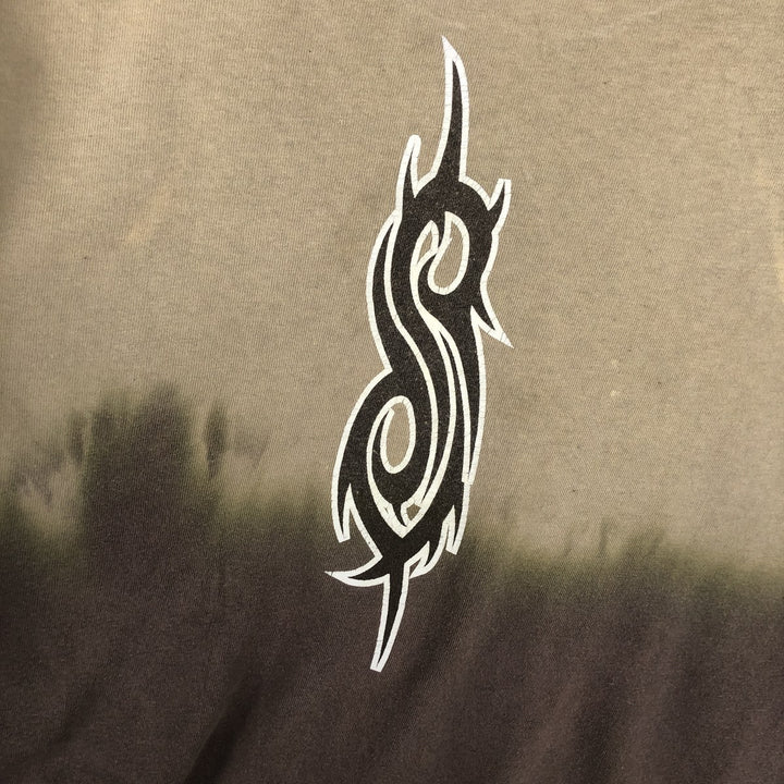 SLIPKNOT Slipknot Band T-shirt, Band T, Men's M size cotton Beige type Vintage Second Hand