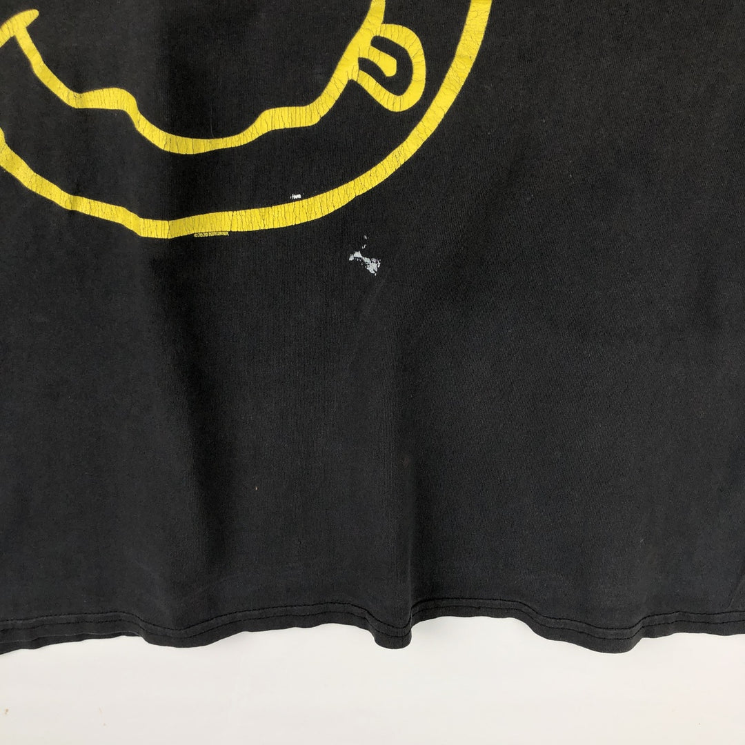 NIRVANA Nirvana Band T-shirt, Band T, Men's XXL cotton black type Vintage Second Hand