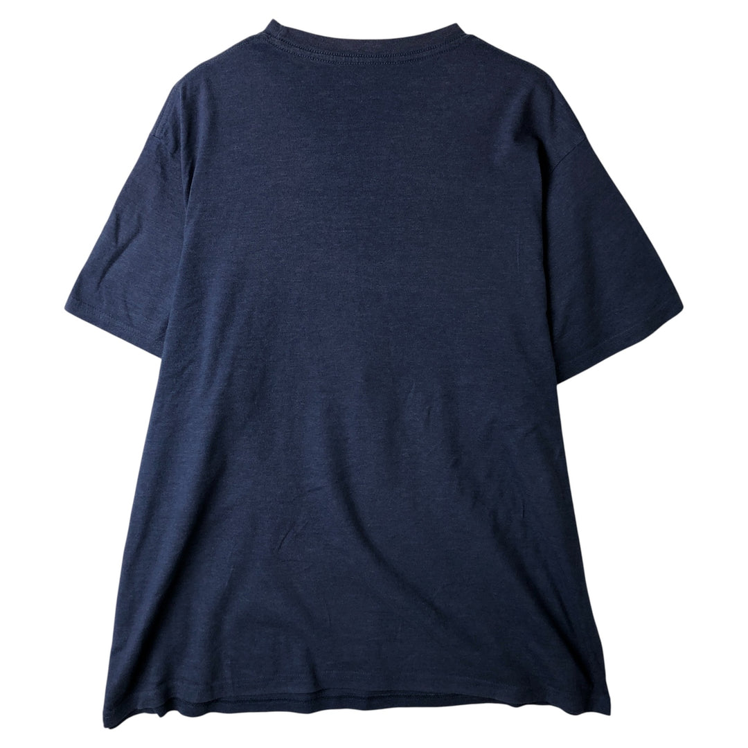 NIRVANA Nirvana Band T-shirt, Band T, Men's L size unclear navy blue type Vintage Second Hand