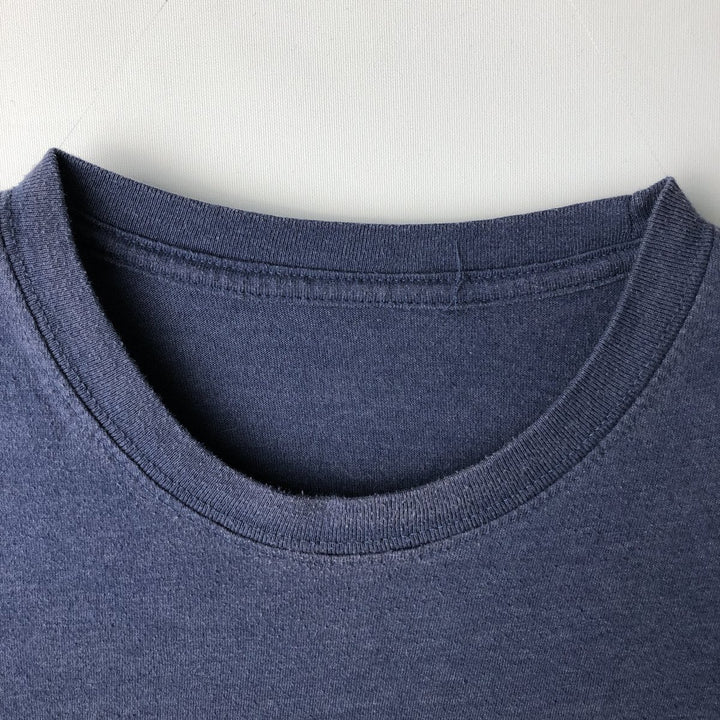 NIRVANA Nirvana Band T-shirt, Band T, Men's L size unclear navy blue type Vintage Second Hand