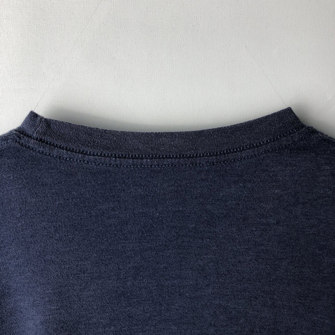 NIRVANA Nirvana Band T-shirt, Band T, Men's L size unclear navy blue type Vintage Second Hand