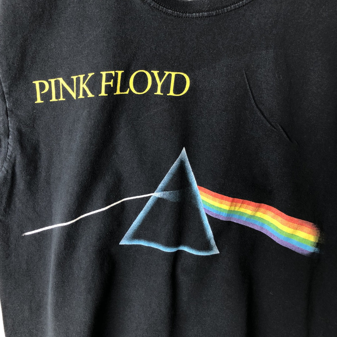 PINK FLOYD Pink Floyd Band T-shirt Band T Men's M size cotton black type Vintage Second Hand