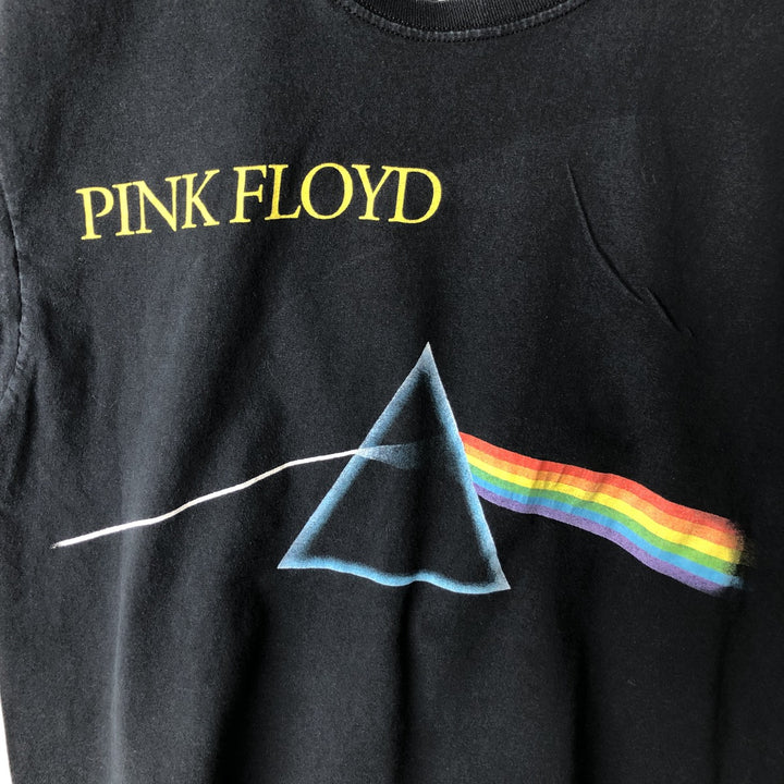 PINK FLOYD Pink Floyd Band T-shirt Band T Men's M size cotton black type Vintage Second Hand
