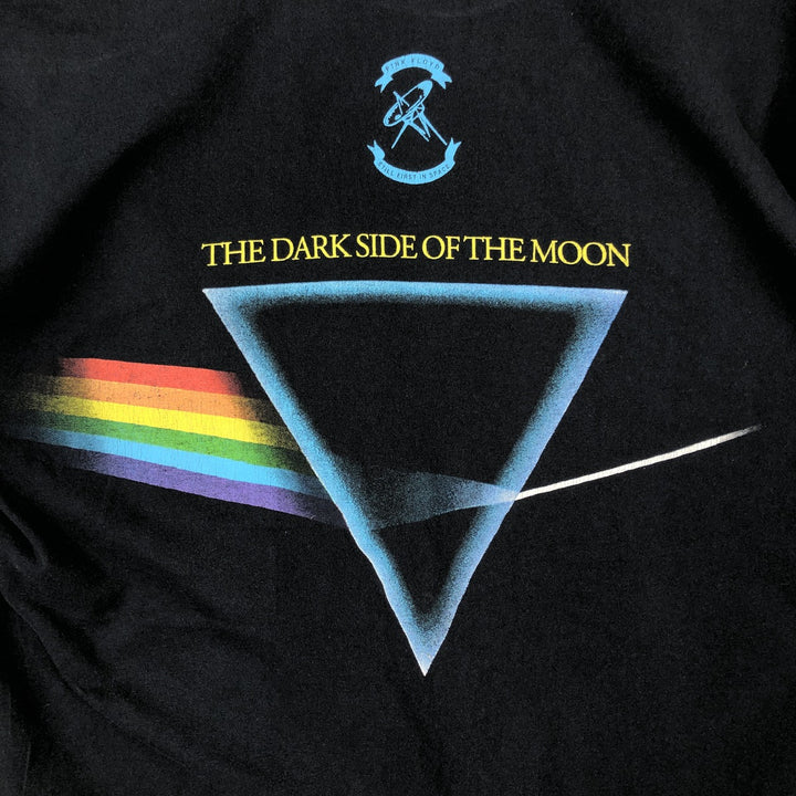 PINK FLOYD Pink Floyd Band T-shirt Band T Men's M size cotton black type Vintage Second Hand