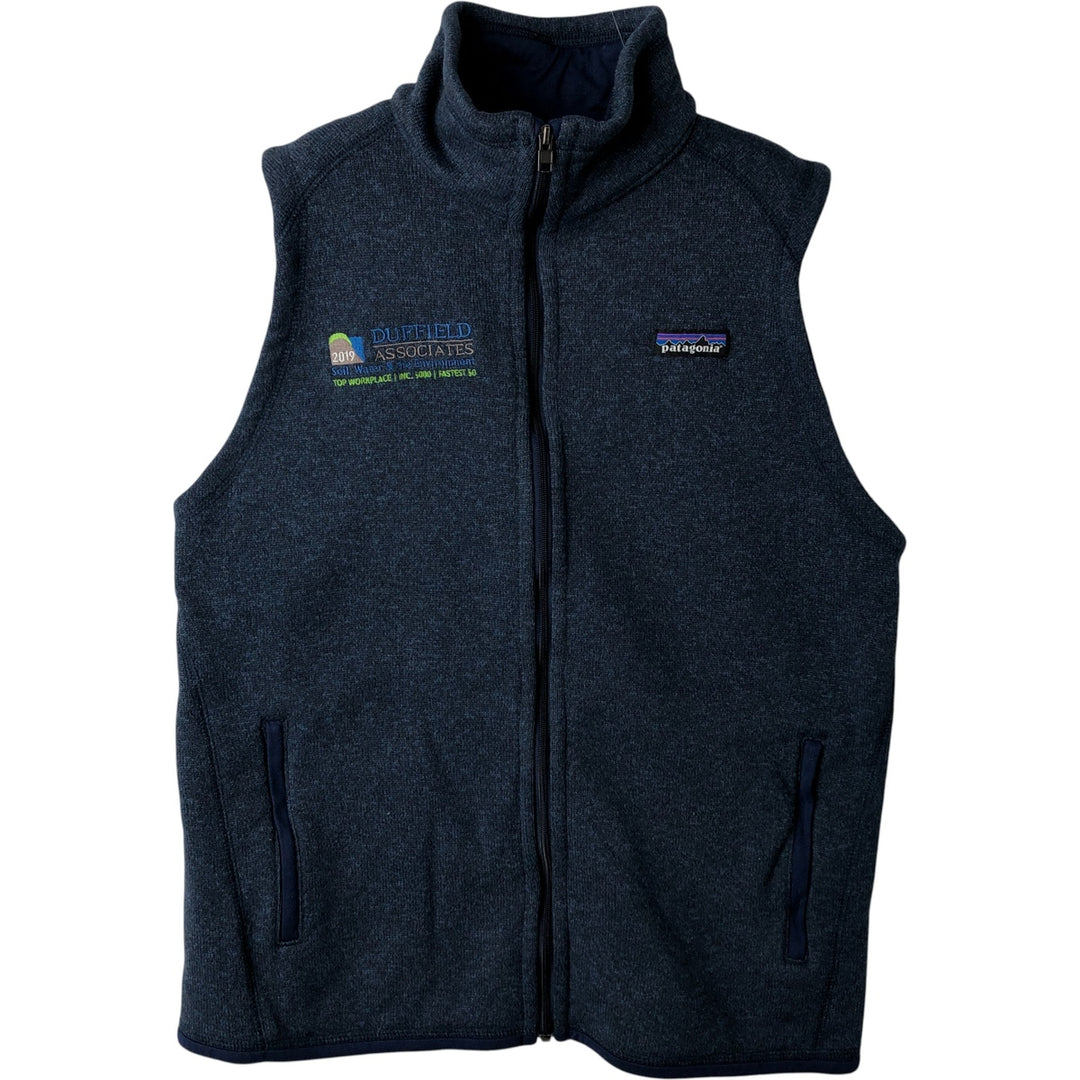 Patagonia Better Sweater Vest 25886SP19 Fleece Vest, Men's Size Small polyester navy blue type Vintage Second Hand
