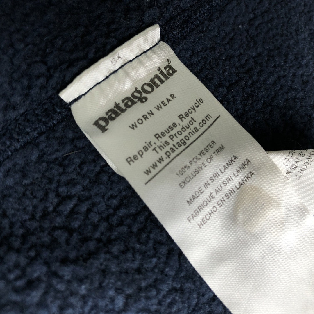 Patagonia Better Sweater Vest 25886SP19 Fleece Vest, Men's Size Small polyester navy blue type Vintage Second Hand