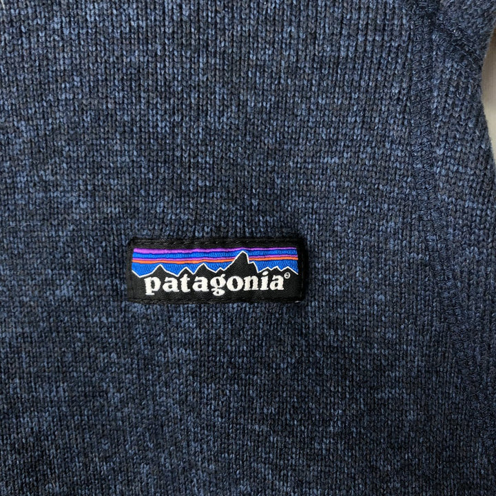 Patagonia Better Sweater Vest 25886SP19 Fleece Vest, Men's Size Small polyester navy blue type Vintage Second Hand