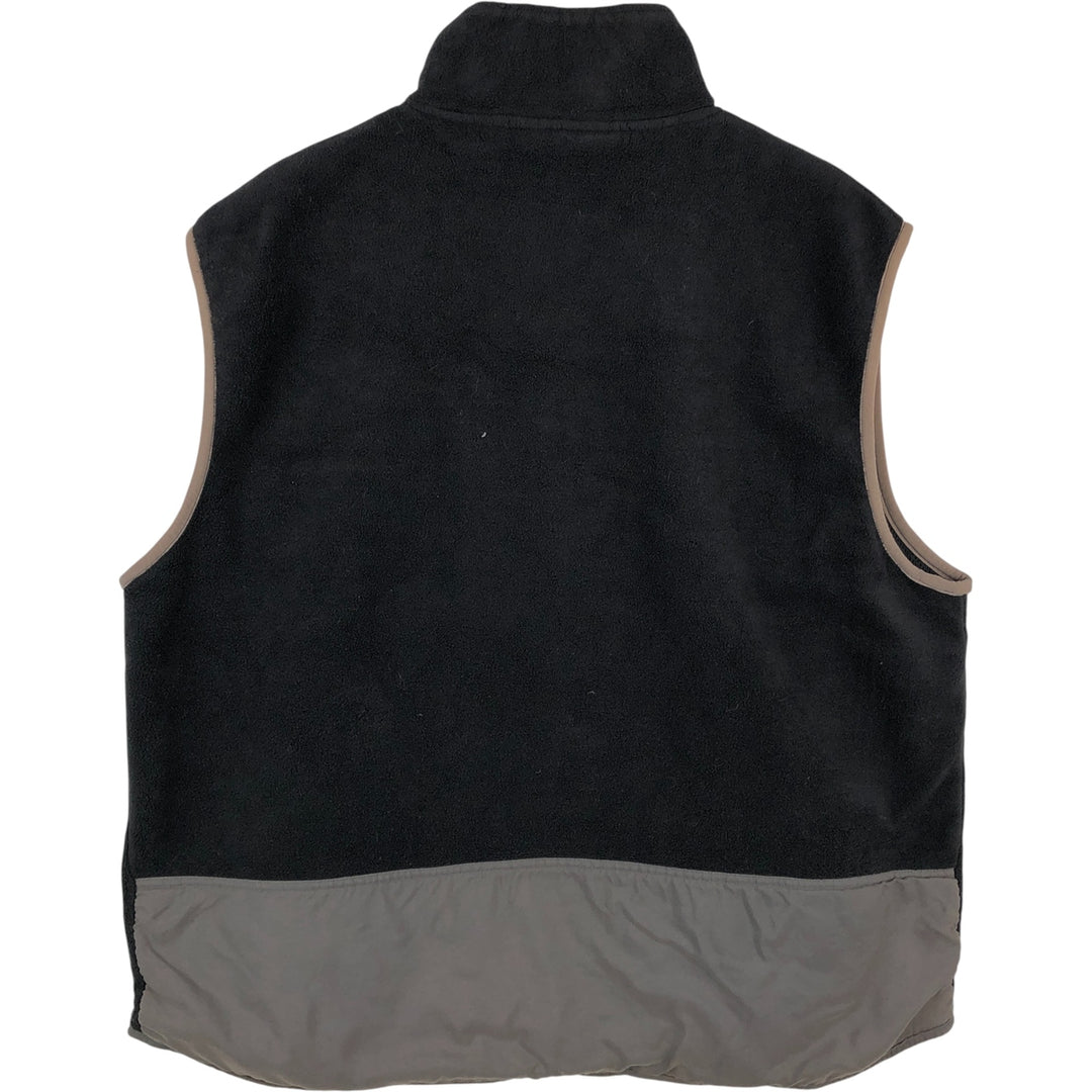 Levi's RED TAB fleece vest, men's size L polyester black type Vintage Second Hand