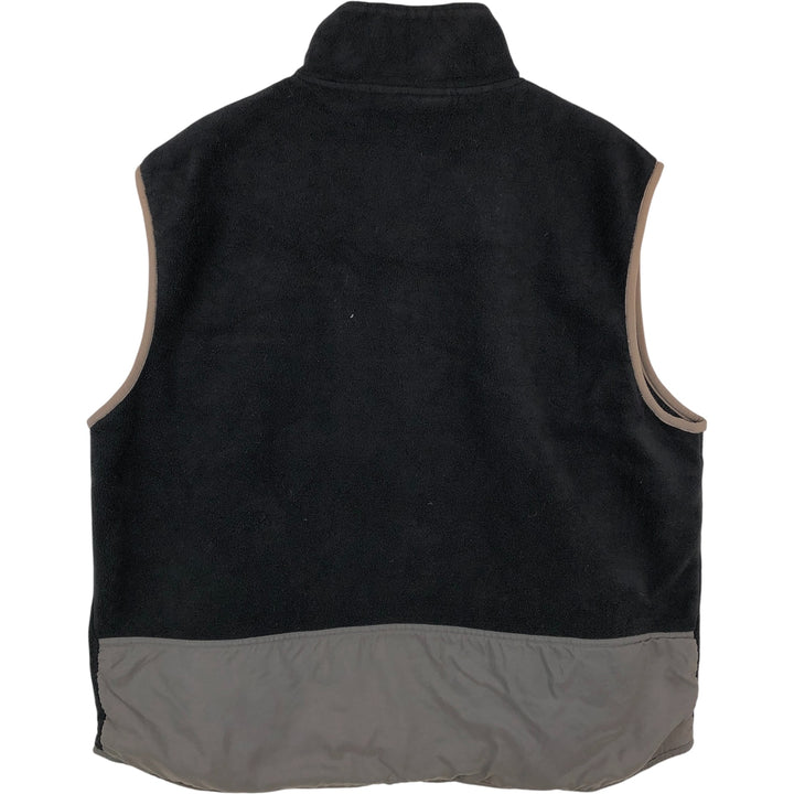 Levi's RED TAB fleece vest, men's size L polyester black type Vintage Second Hand