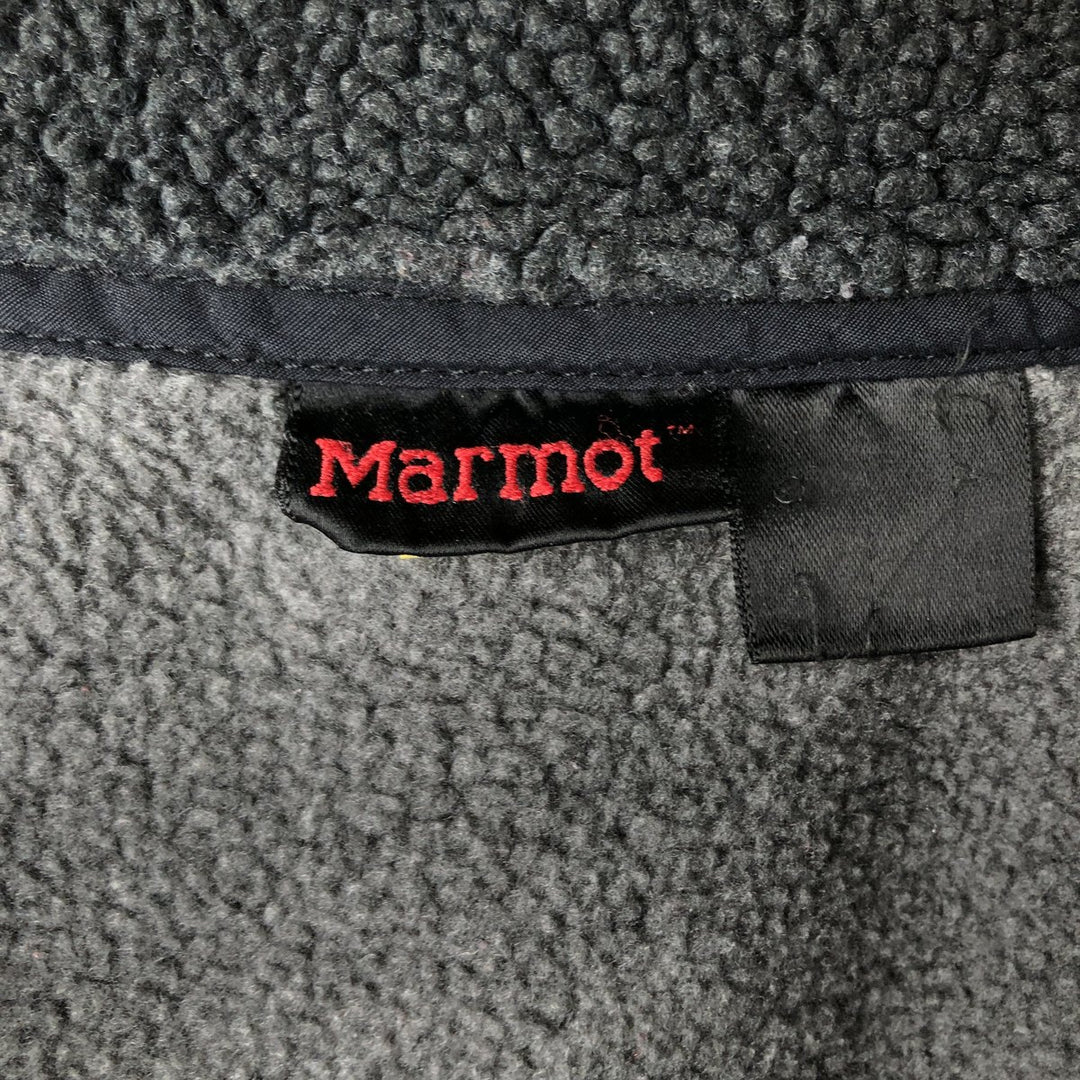 Marmot fleece vest, men's size L unclear gray type Vintage Second Hand
