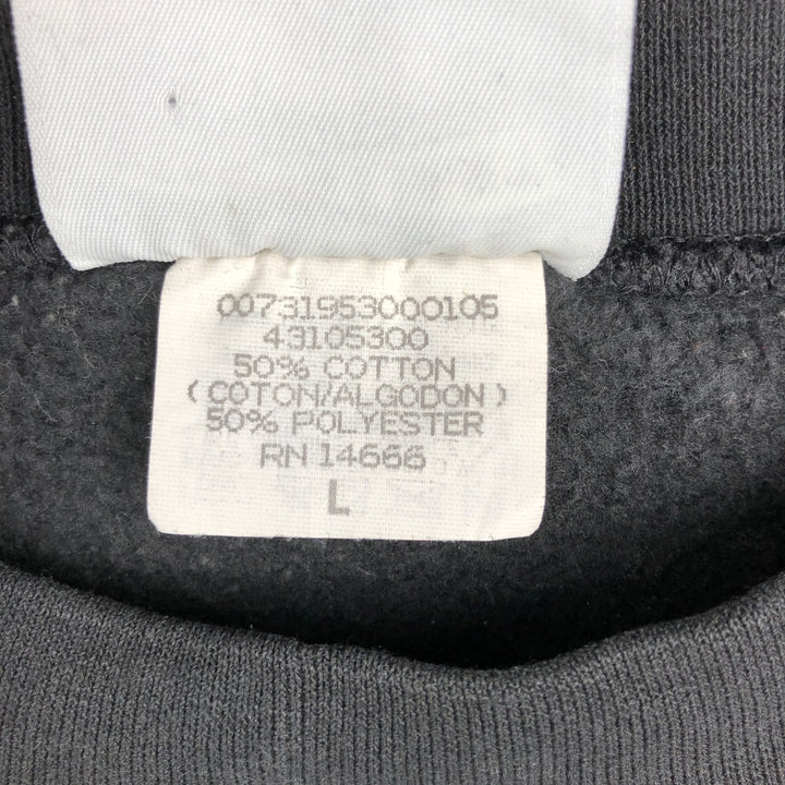 Vintage 90'S Lee Heavyweight Sweatshirt, Made in USA, Men's Size L cotton black type Vintage Second Hand