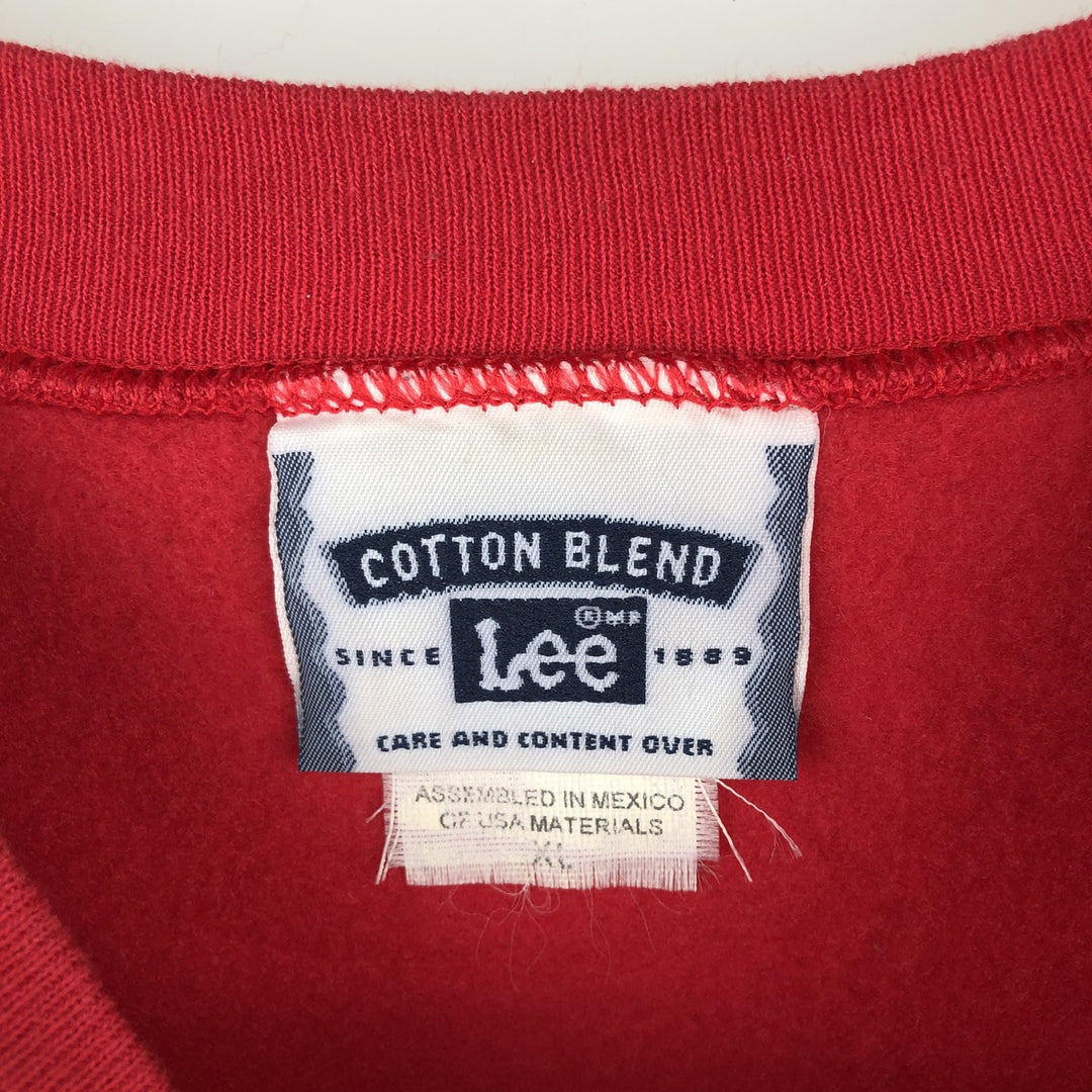 Vintage Lee "The Greatest Gift is Jesus" print sweatshirt from the 1990'S and 2000s, size XL, men's. cotton red type Vintage Second Hand