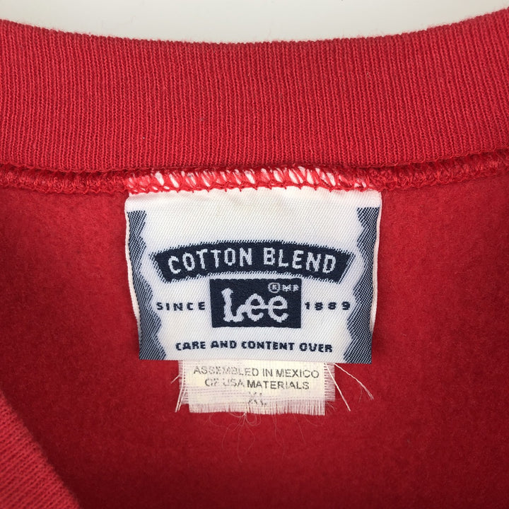 Vintage Lee "The Greatest Gift is Jesus" print sweatshirt from the 1990'S and 2000s, size XL, men's. cotton red type Vintage Second Hand