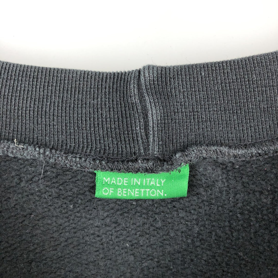 Vintage UNITED COLORS OF BENETTON sweatshirt, made in Italy, men's size XXL. unclear black type Vintage Second Hand