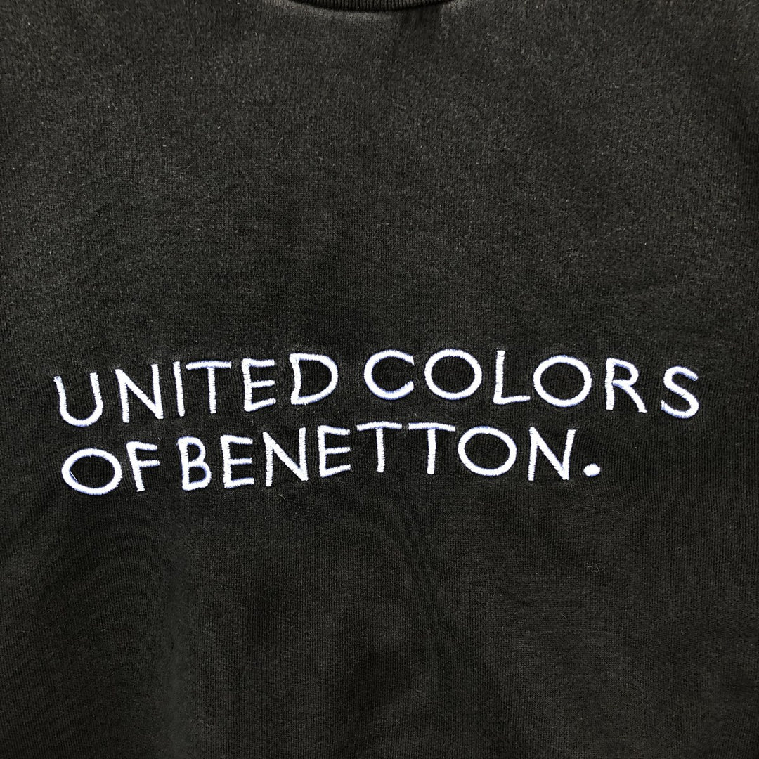 Vintage UNITED COLORS OF BENETTON sweatshirt, made in Italy, men's size XXL. unclear black type Vintage Second Hand
