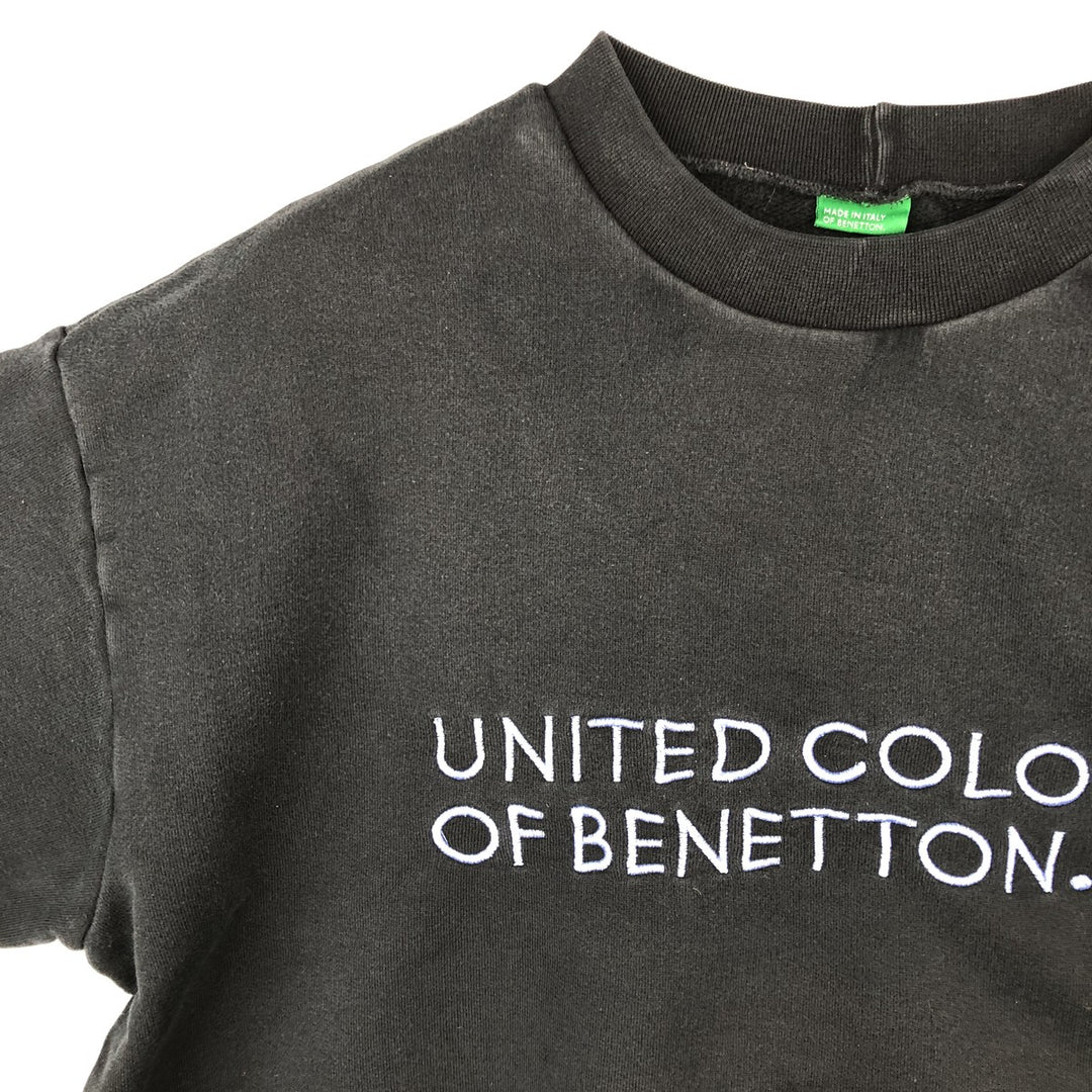 Vintage UNITED COLORS OF BENETTON sweatshirt, made in Italy, men's size XXL. unclear black type Vintage Second Hand