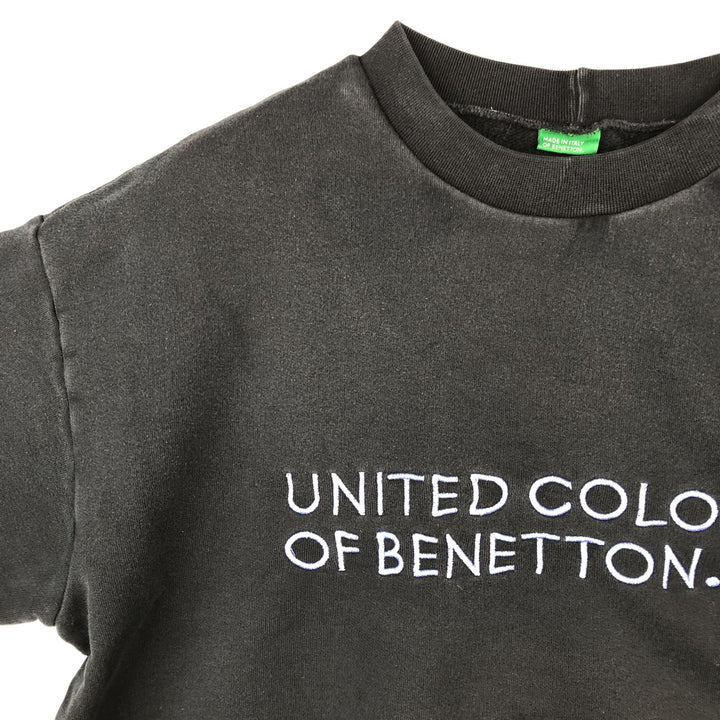 Vintage UNITED COLORS OF BENETTON sweatshirt, made in Italy, men's size XXL. unclear black type Vintage Second Hand