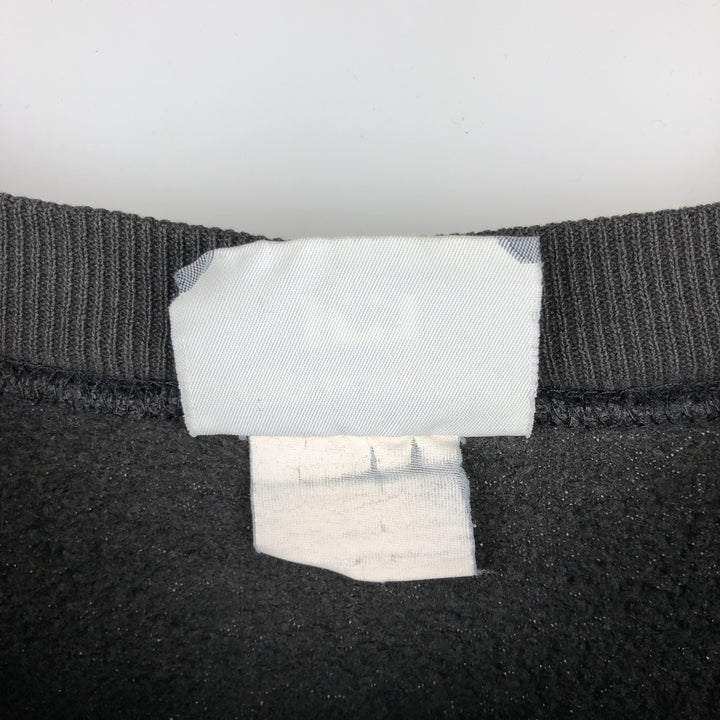 Vintage 90'S Lee Heavyweight Sweatshirt with Back Print, Made in USA, Men's Size L unclear black type Vintage Second Hand