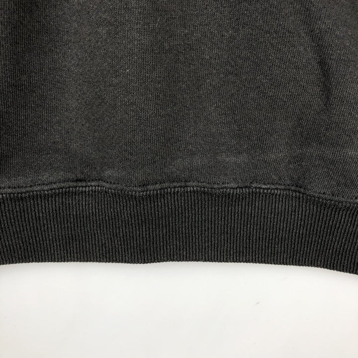 Vintage 90'S Lee Heavyweight Sweatshirt with Back Print, Made in USA, Men's Size L unclear black type Vintage Second Hand