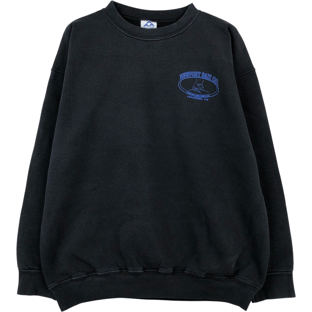 90's Alstyle Heavy Weight 90 cotton black type Vintage Second Hand