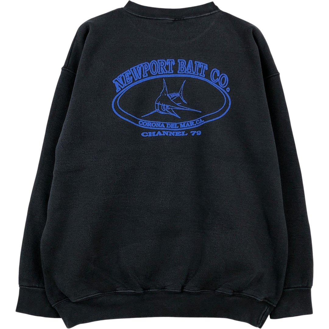 90's Alstyle Heavy Weight 90 cotton black type Vintage Second Hand
