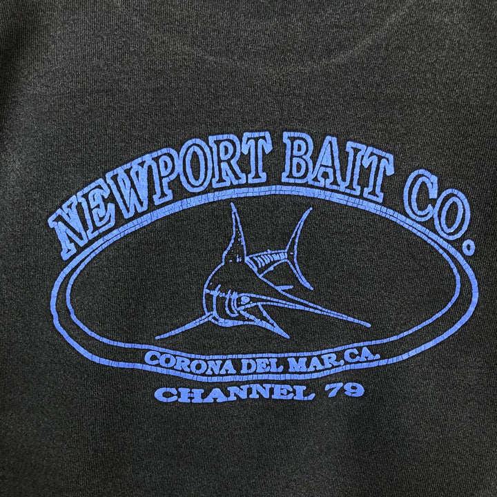 90's Alstyle Heavy Weight 90 cotton black type Vintage Second Hand