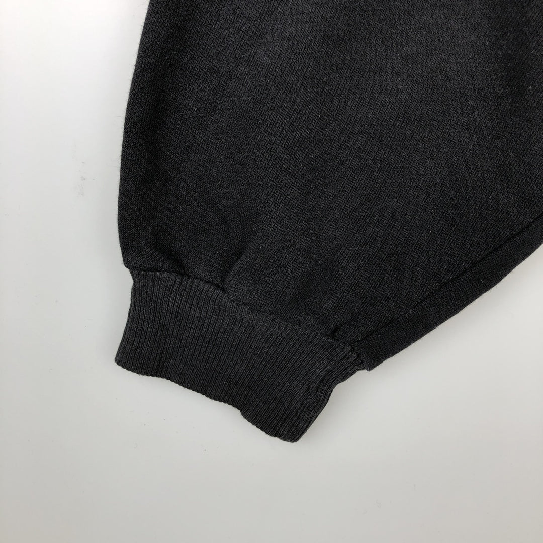 Wolf Pattern Print Sweatshirt, Men's XXL unclear black type Vintage Second Hand