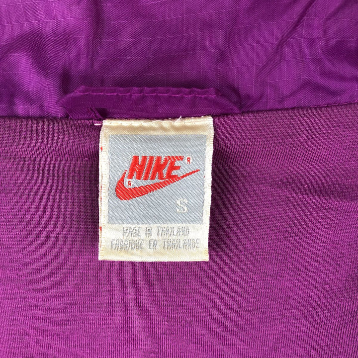 Vintage 90'S Nike silver tag all-over print ripstop nylon jacket, size S, men's Nylon black type Vintage Second Hand