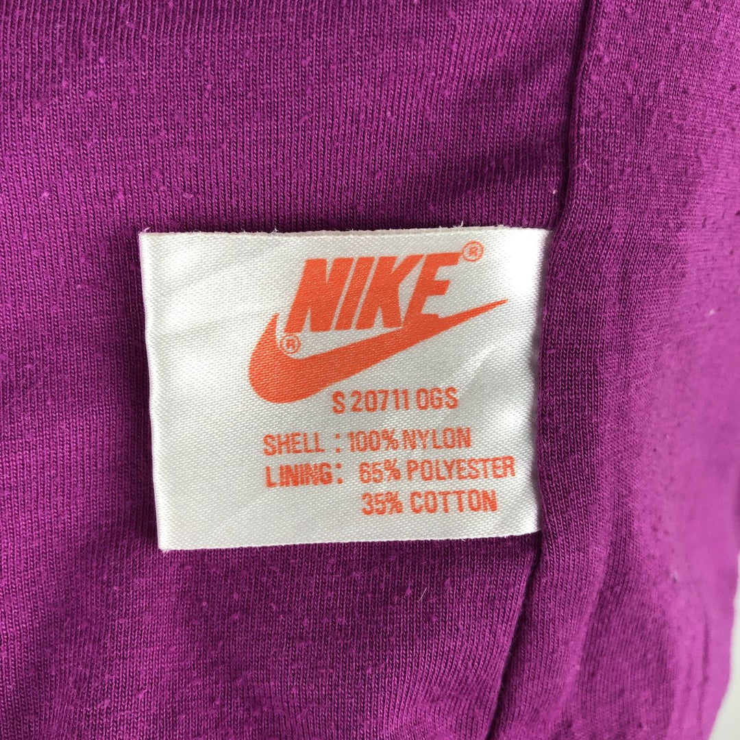 Vintage 90'S Nike silver tag all-over print ripstop nylon jacket, size S, men's Nylon black type Vintage Second Hand