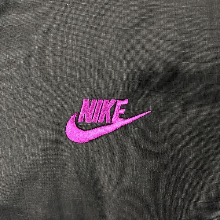 Vintage 90'S Nike silver tag all-over print ripstop nylon jacket, size S, men's Nylon black type Vintage Second Hand