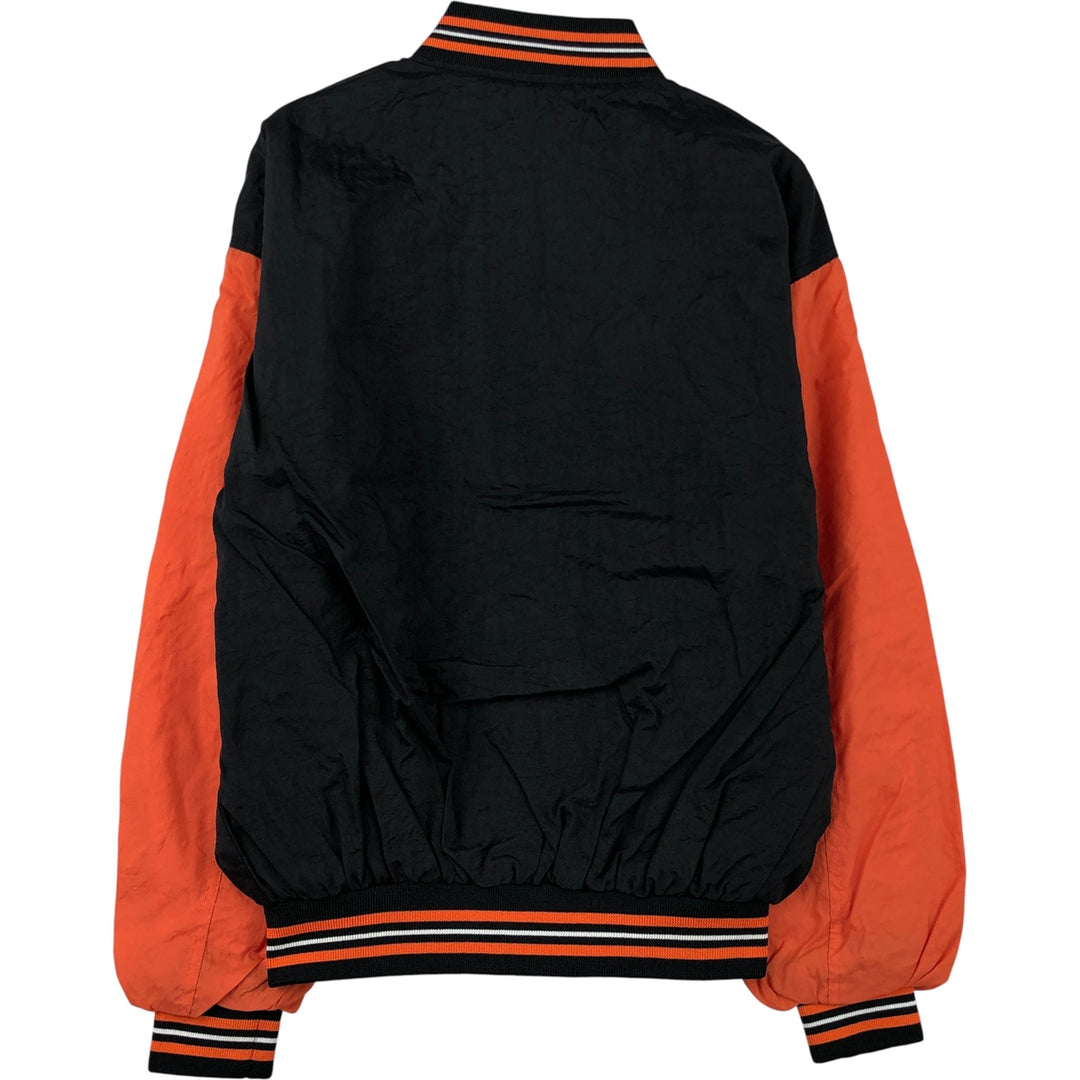 90'S Starter Baltimore Orioles Nylon Stadium Jacket, Men's Size Medium, Vintage Polyurethane Coated Nylon black type Vintage Second Hand