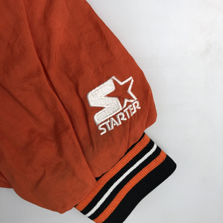 90'S Starter Baltimore Orioles Nylon Stadium Jacket, Men's Size Medium, Vintage Polyurethane Coated Nylon black type Vintage Second Hand