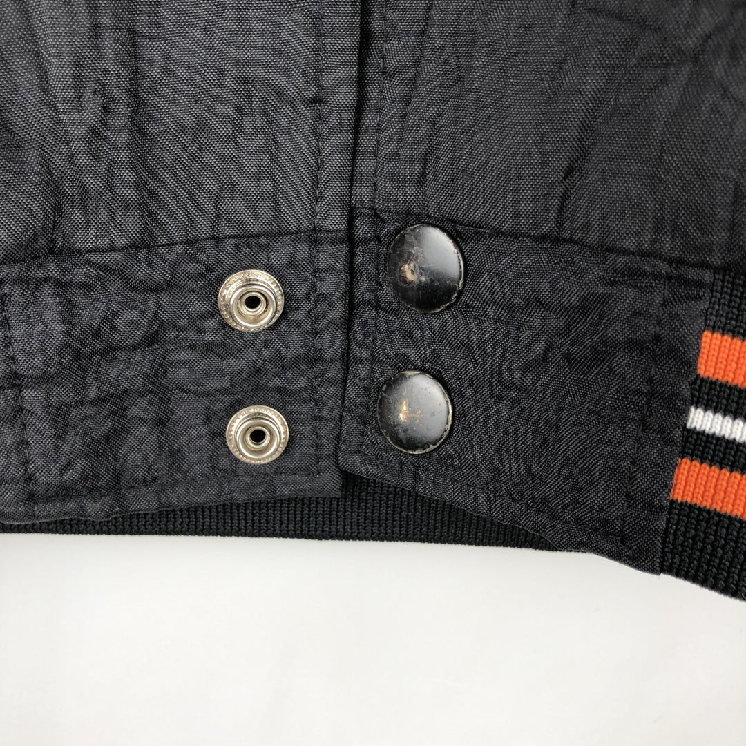 90'S Starter Baltimore Orioles Nylon Stadium Jacket, Men's Size Medium, Vintage Polyurethane Coated Nylon black type Vintage Second Hand