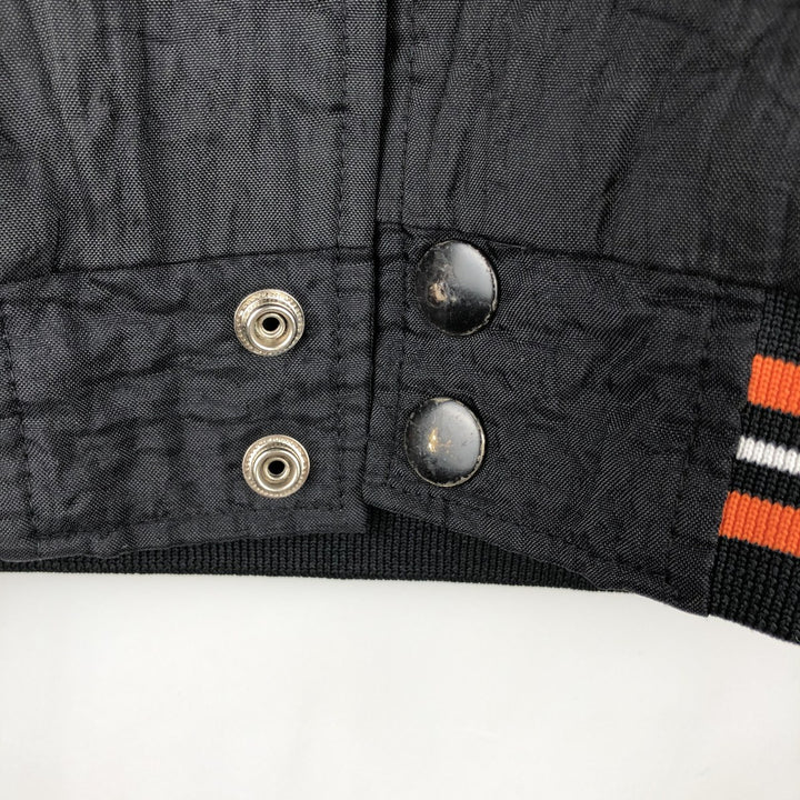 90'S Starter Baltimore Orioles Nylon Stadium Jacket, Men's Size Medium, Vintage Polyurethane Coated Nylon black type Vintage Second Hand
