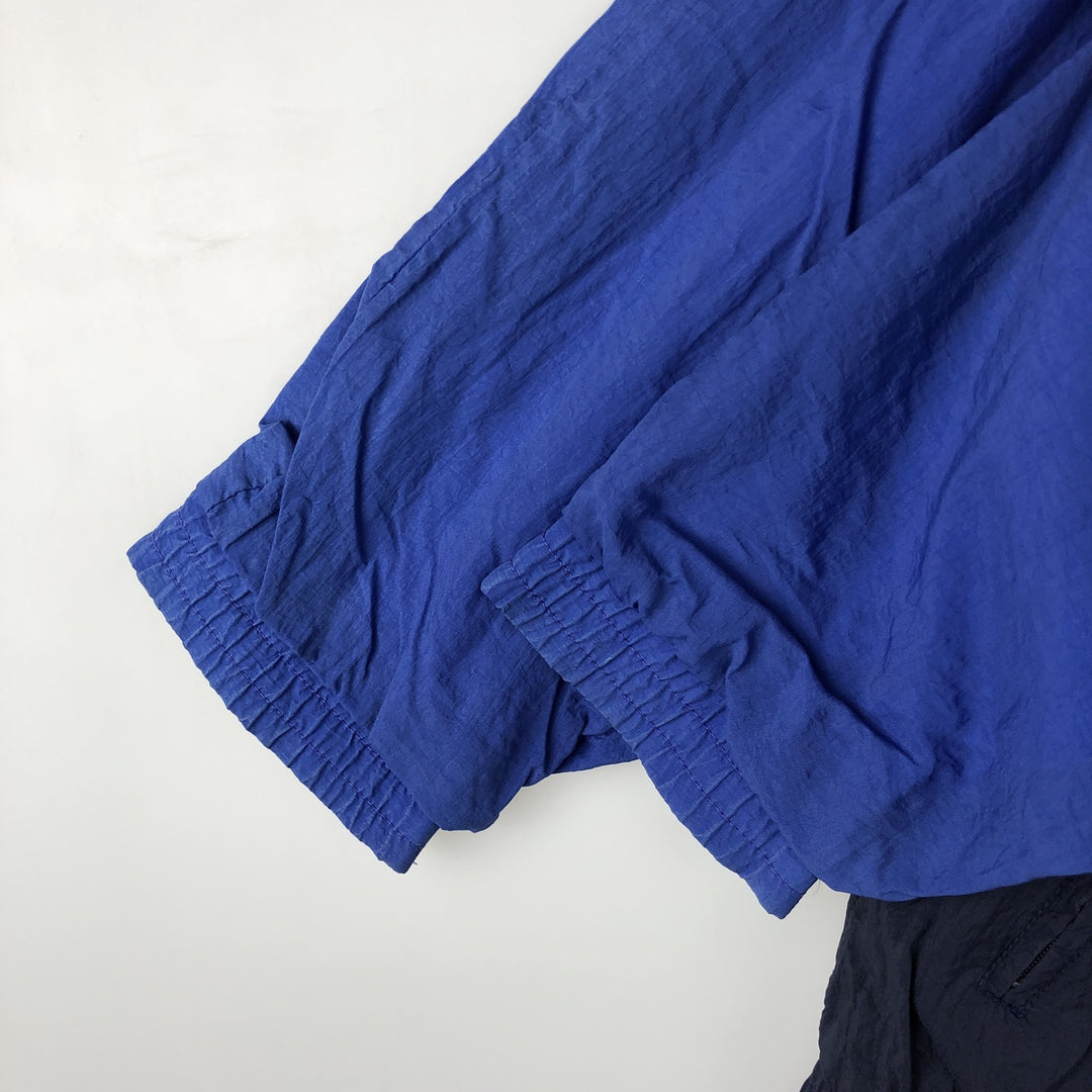 80'S Adidas Nylon Jacket, Men's M Size, Vintage polyamide blue type Vintage Second Hand